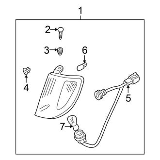 Nissan OE - Front Lamps - Side Marker Lamps