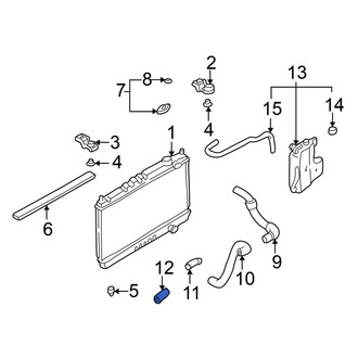 Nissan OE - Upper Radiator Coolant Hose