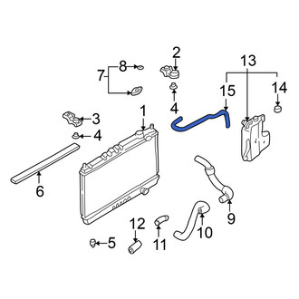 Nissan OE - Engine Coolant Reservoir Hose