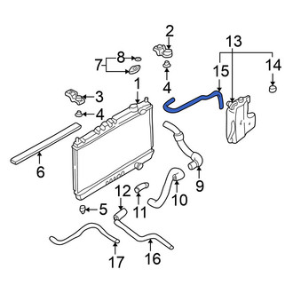 Nissan OE - Engine Coolant Reservoir Hose