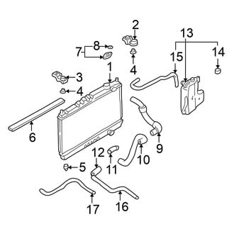 Nissan OE - Cooling - Radiator & Components (3.3L)