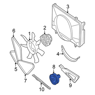 Nissan OE - Accessory Drive Belt Idler Pulley