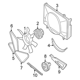 Nissan OE - Cooling - Belts & Pulleys (VG33E Engine)