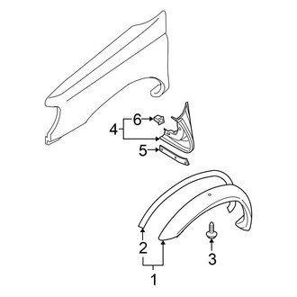 Nissan OE - Fender - Exterior Trim