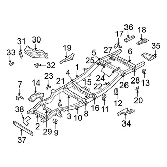 Nissan OE - Frame & Components (4WD)