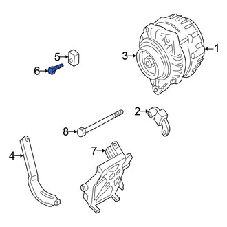 Nissan OE - Alternator Adjusting Bracket Bolt