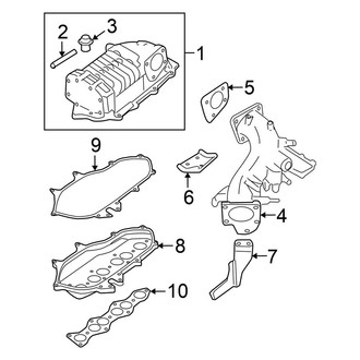 Nissan OE - Engine - Supercharger & Components (VG33ER Engine)