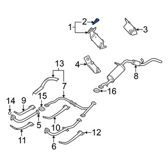 Nissan OE - Rear Rearward Catalytic Converter Gasket