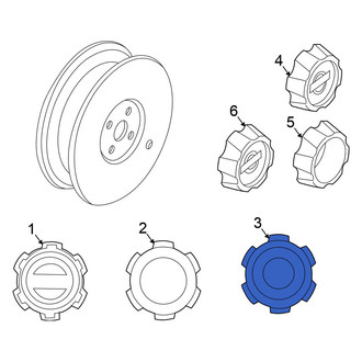 Nissan OE - Rear Wheel Cap