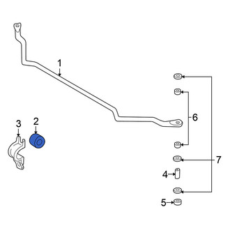 Nissan OE - Front Suspension Stabilizer Bar Bushing