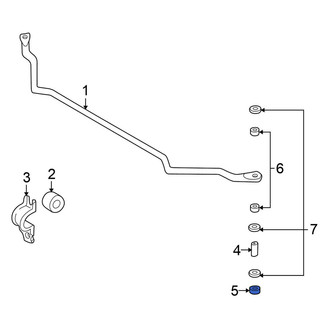 Nissan OE - Front Lower Suspension Stabilizer Bar Link Bushing