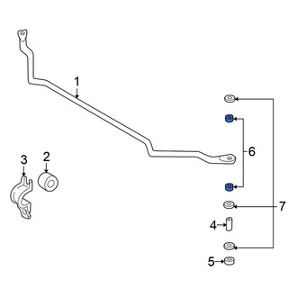 Nissan OE - Front Lower Suspension Stabilizer Bar Link Bushing