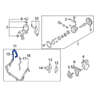 Nissan OE - Power Steering Pressure Hose