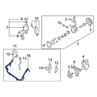 Nissan OE - Front Power Steering Line