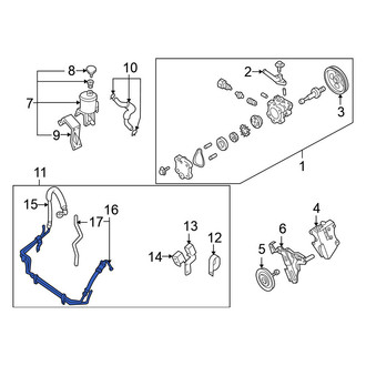 Nissan OE - Front Power Steering Line