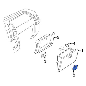Nissan OE - Front Glove Box Latch