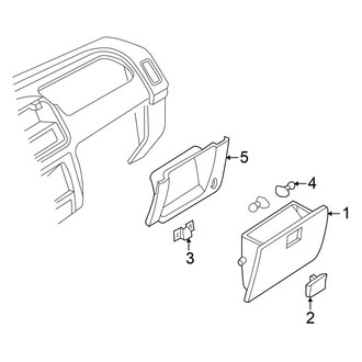 Nissan OE - Instrument Panel - Glove Box