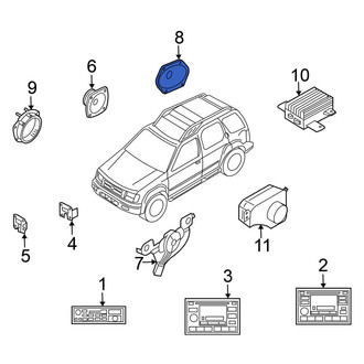 Nissan OE - Rear Speaker