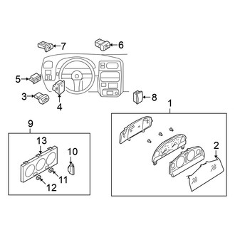 Nissan OE - Instrument Panel - Cluster & Switches