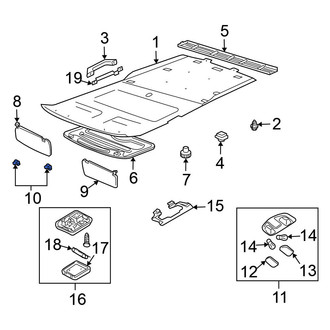 Nissan OE - Sun Visor Holder