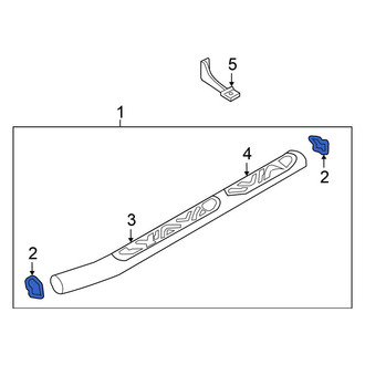 Nissan OE - Running Board End Cap
