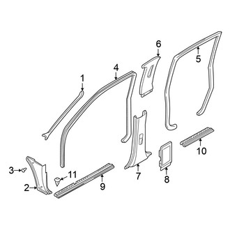 Nissan OE - Pillars, Rocker & Floor - Interior Trim