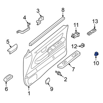 Nissan OE - Front Right Door Window Switch