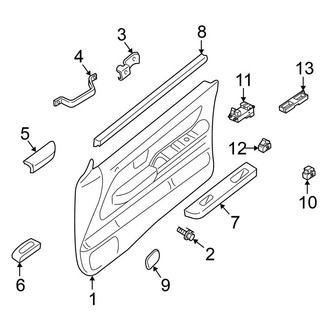 Nissan OE - Front Door - Interior Trim