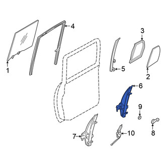 Nissan OE - Rear Right Window Regulator