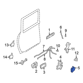 Nissan OE - Front Left Door Lock Actuator Motor