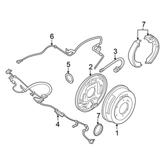 Nissan OE - Rear Suspension - Brake Components