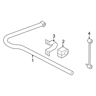 Nissan OE - Rear Suspension - Stabilizer Bar & Components