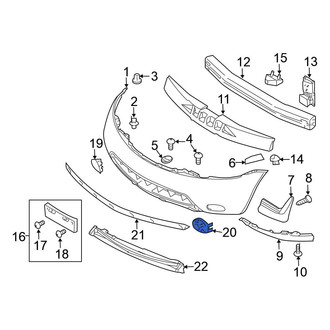 Nissan OE - Front Right Outer Jack Plug Cover