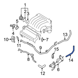 Nissan OE - HVAC Heater Hose