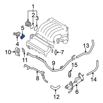Nissan OE - Engine Coolant Thermostat Housing Gasket