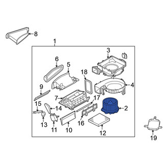 Nissan OE - HVAC Blower Motor Assembly
