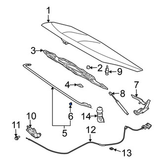 Nissan OE - Fender Filler Panel Clip
