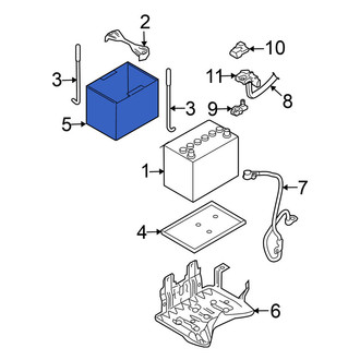 Nissan OE - Battery Cover
