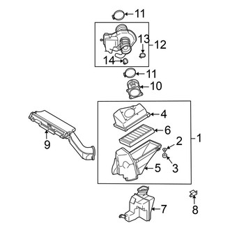 Nissan OE - Engine / Transaxle - Air Intake