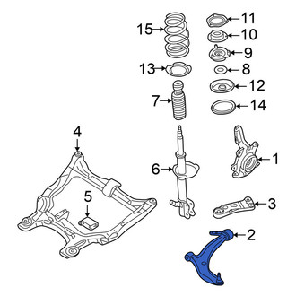 Nissan OE - Rear Lower Rearward Suspension Control Arm