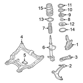 Nissan OE - Front Suspension - Suspension Components