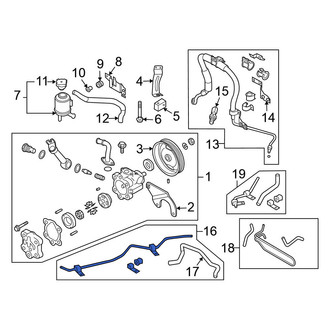 Nissan OE - Power Steering Return Hose
