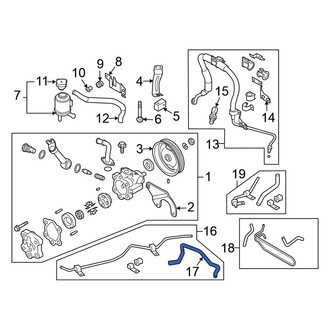 Nissan OE - Power Steering Return Hose