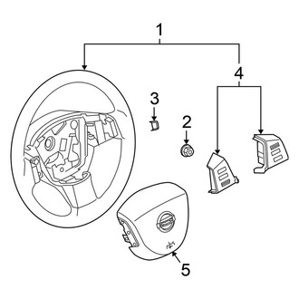 Nissan OE - Steering Wheel & Trim
