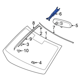 Nissan OE - Front Interior Rear View Mirror Cover