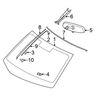 Nissan OE - Windshield - Glass