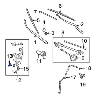 Nissan OE - Windshield Washer Pump