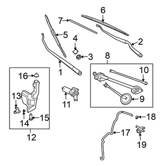 Nissan OE - Windshield Washer Pump Grommet