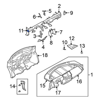 Nissan OE - Dashboard Panel Cap