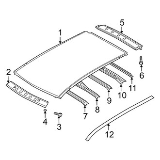 Nissan OE - Roof & Components (W/O Sunroof)